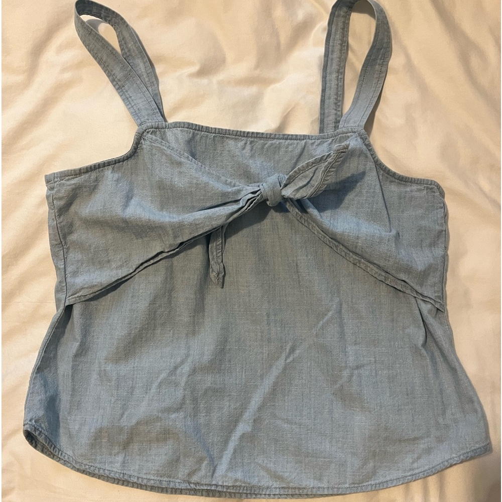 Bow front Madewell tank top, size 12